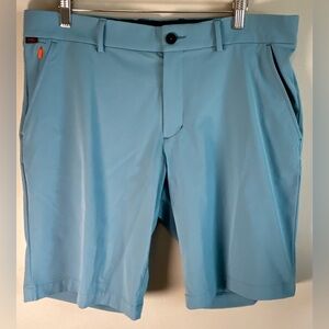 KJUS Shorts Mens 36 Light Blue Hybrid Chino Performance Golf Stretch EUC